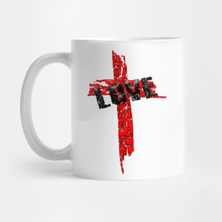 Abstract Cross - Love Mug